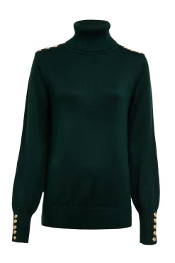 Holland Cooper Chamonix Roll Neck Knit Emerald