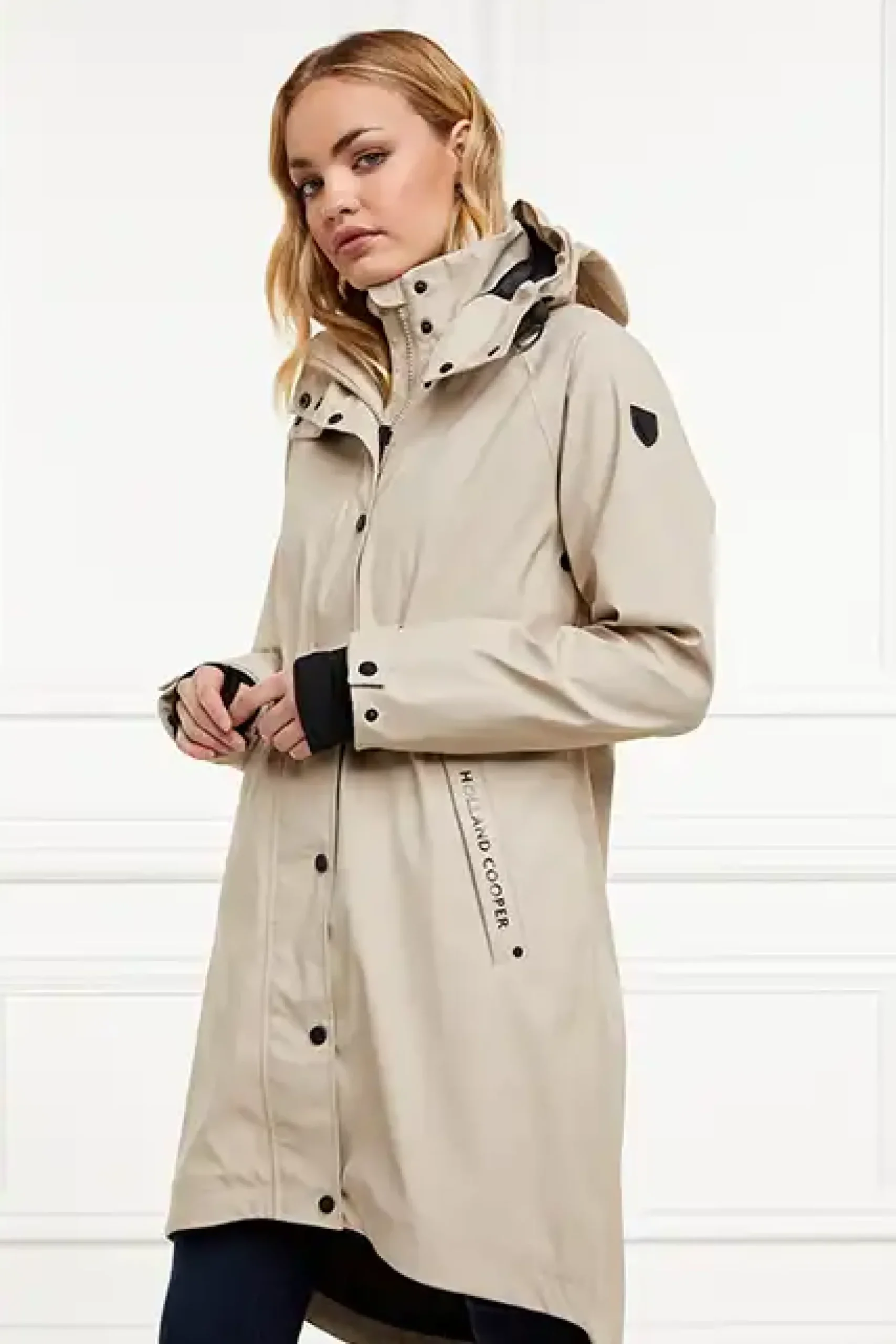 Holland Cooper Chartwell Rain Parka Stone Online