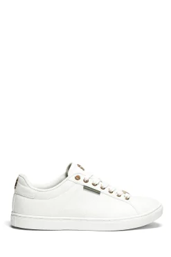 Holland Cooper Chelsea Court Trainer Embroidered White Best