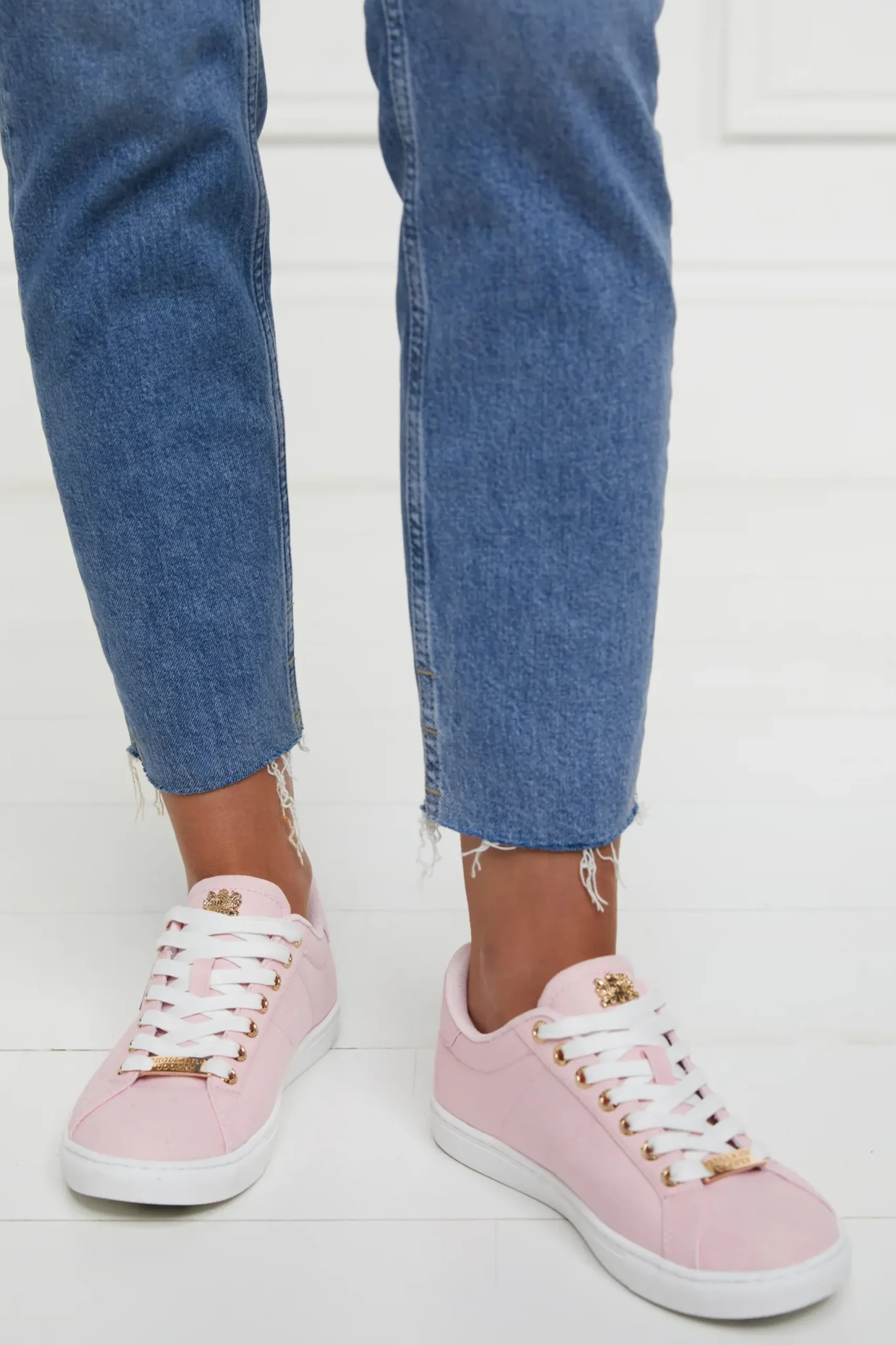 Holland Cooper Chelsea Court Trainer Pink Online