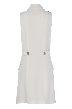 Holland Cooper Chelsea Dress Oyster Linen Best