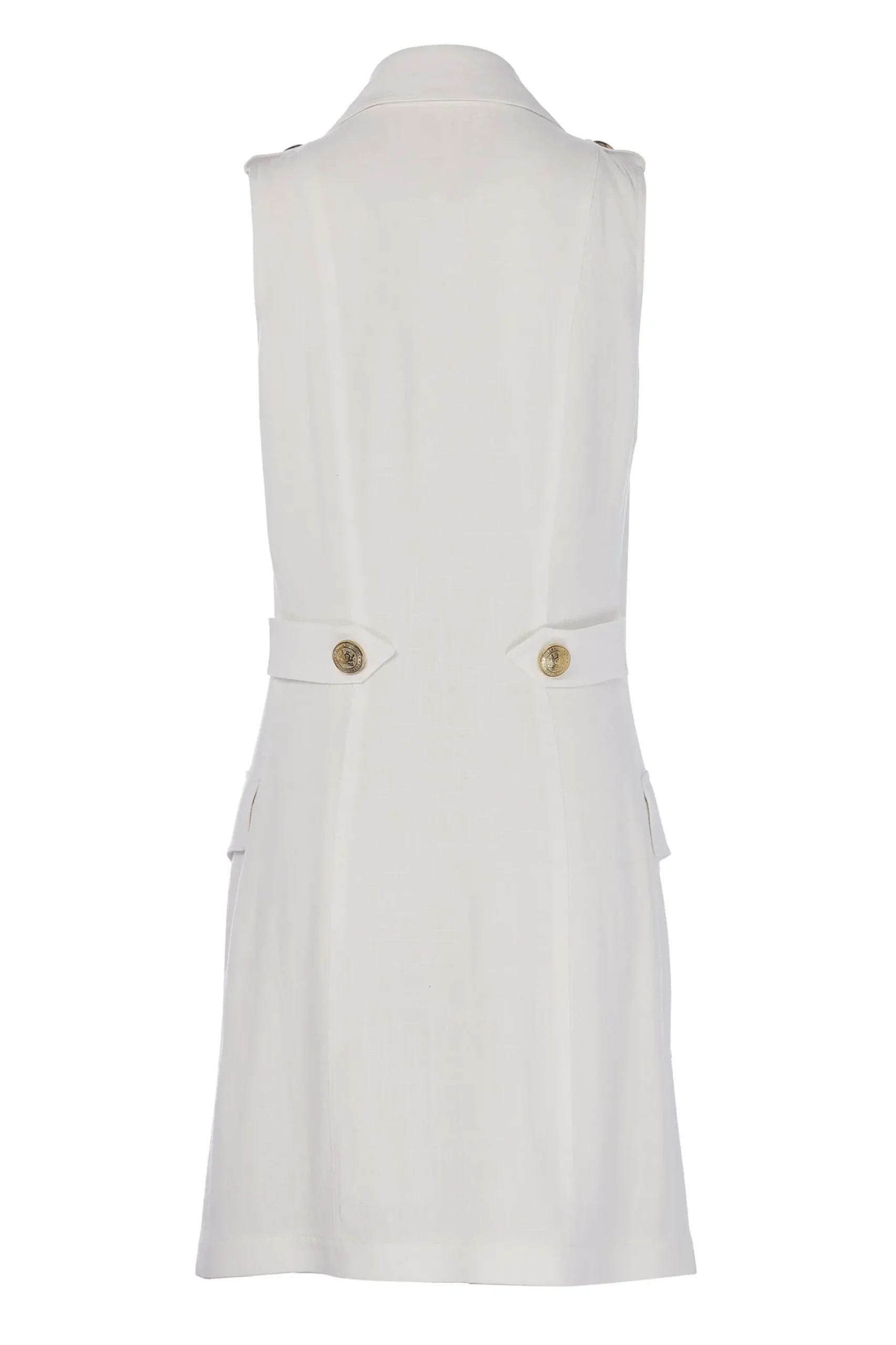 Holland Cooper Chelsea Dress Oyster Linen Best