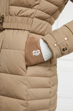 Holland Cooper Chelsea Logo Knitted Gloves Camel Cream Online