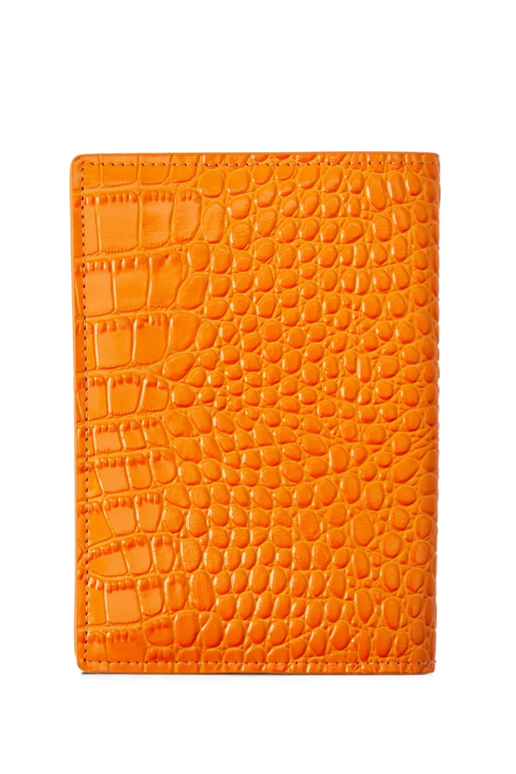 Holland Cooper Chelsea Passport Holder Orange Croc Clearance