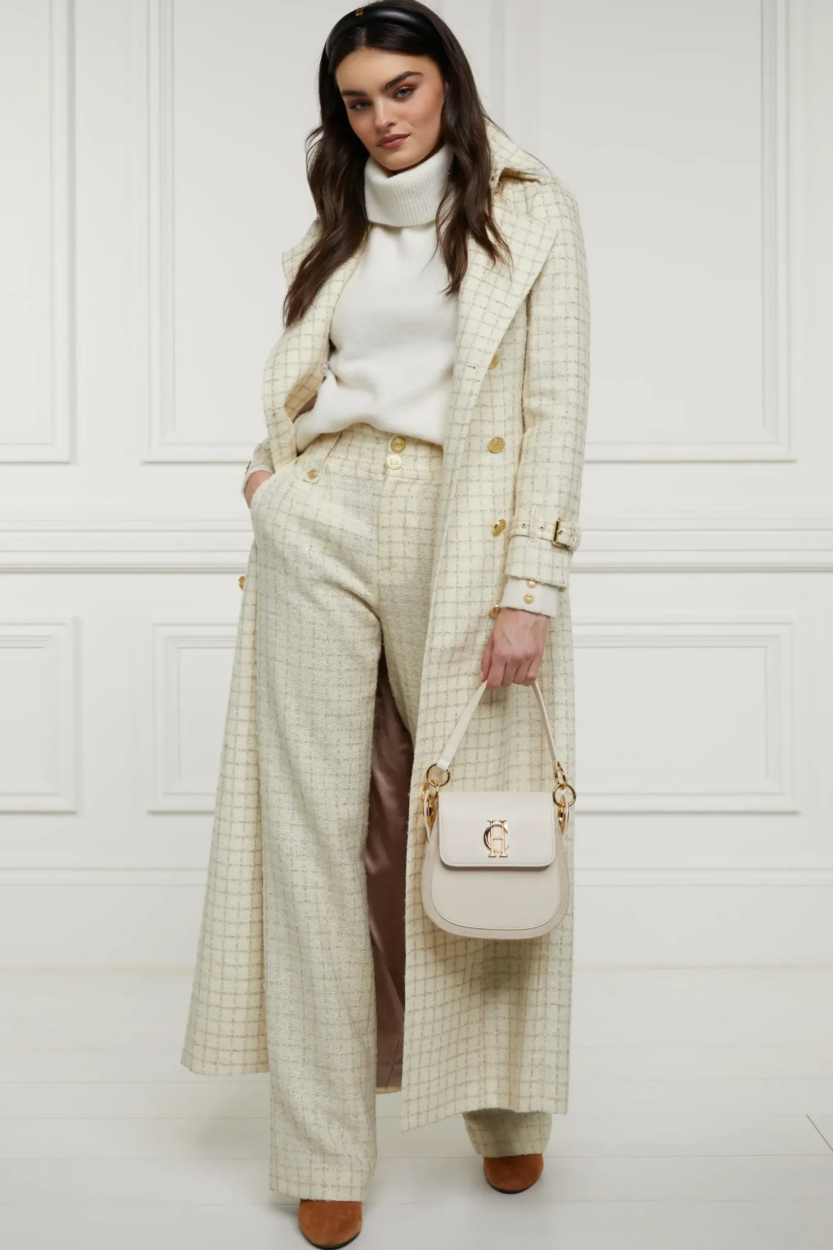 Holland Cooper Chelsea Saddle Bag Cream Best