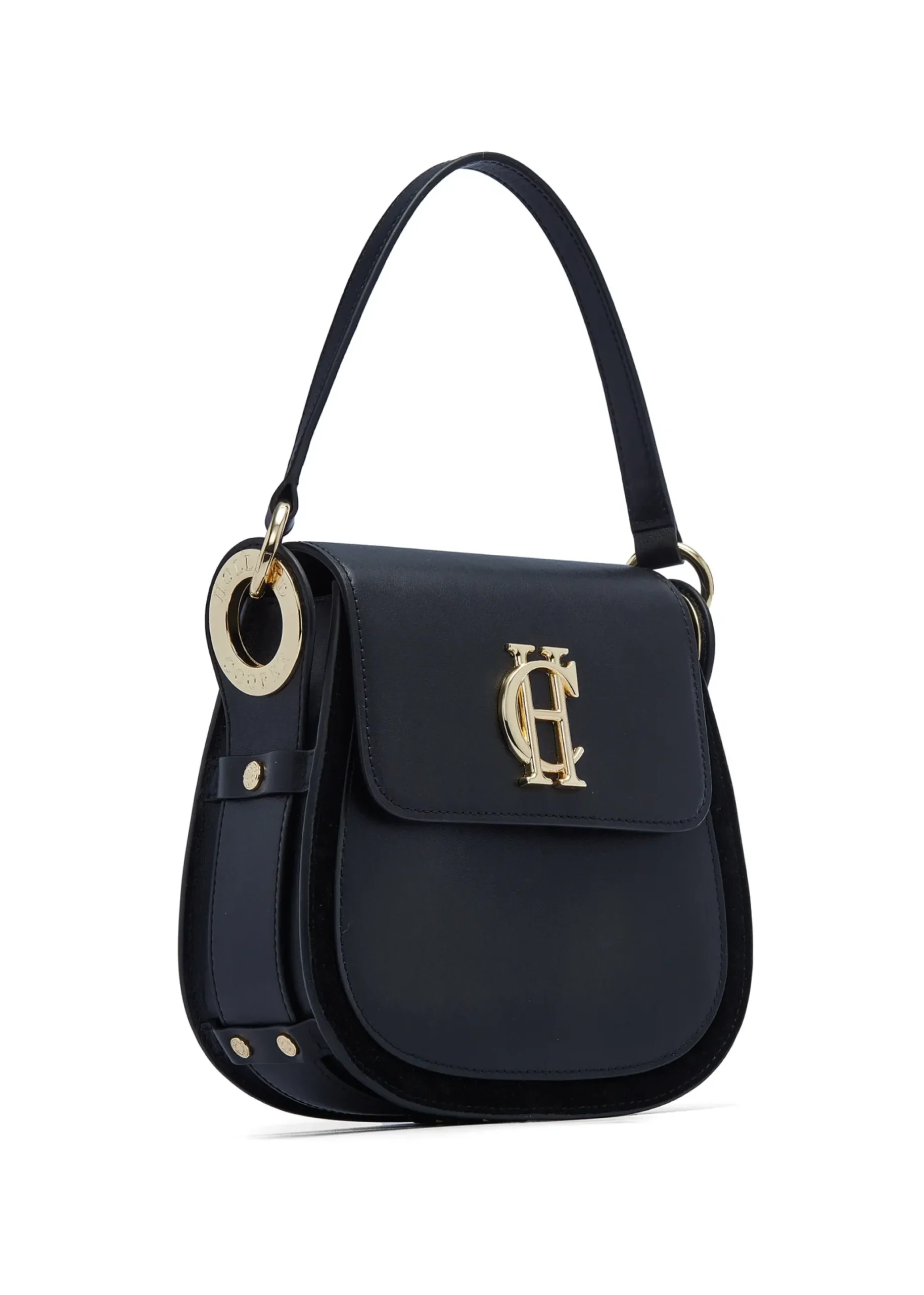 Holland Cooper Chelsea Saddle Bag Soft Black Outlet