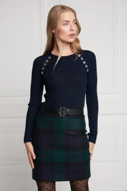 Holland Cooper Chelsea Skirt Blackwatch Sale