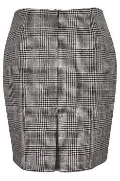 Holland Cooper Chelsea Skirt Prince of Wales Black