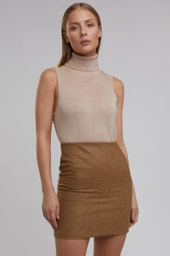 Holland Cooper Chelsea Skirt Tawny Discount