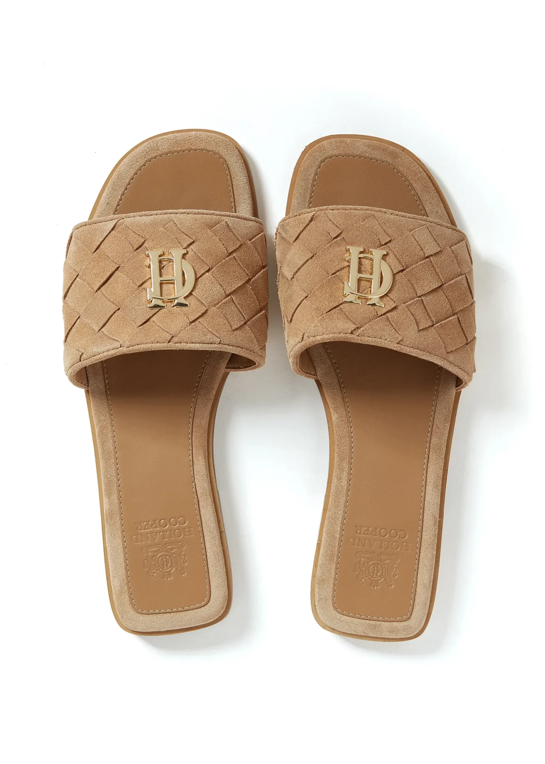 Holland Cooper Chelsea Slides Taupe New