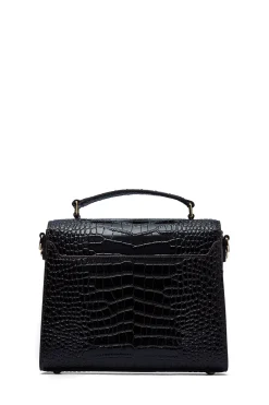 Holland Cooper Cheltenham Bag Rich Chocolate Croc New