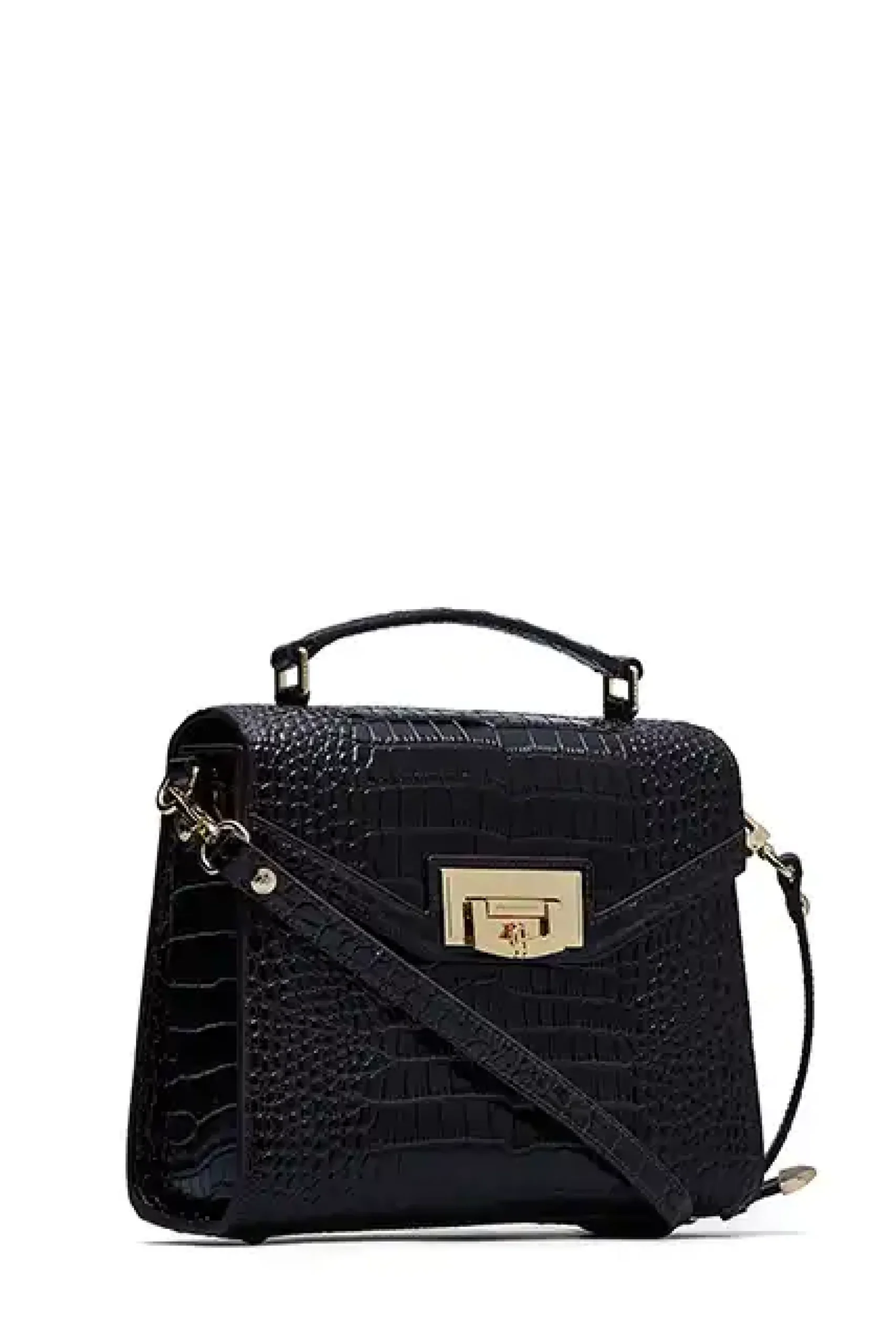 Holland Cooper Cheltenham Bag Rich Chocolate Croc New