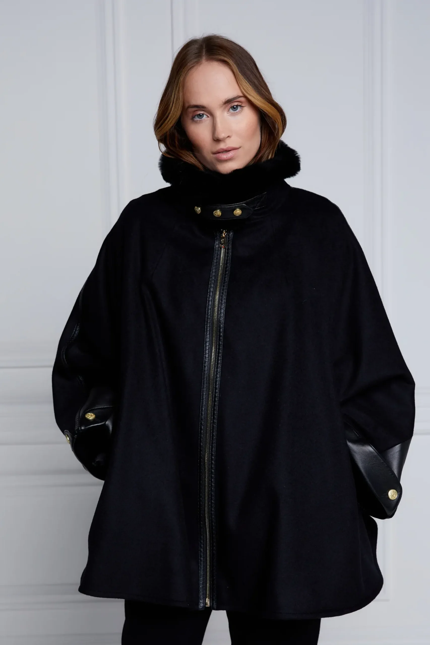 Holland Cooper Chiltern Cape Soft Black Sale