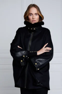 Holland Cooper Chiltern Cape Soft Black Sale