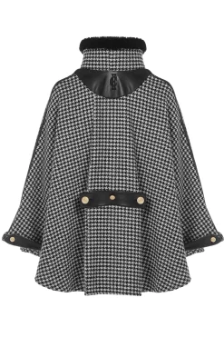 Holland Cooper Chiltern Cape Houndstooth Sale