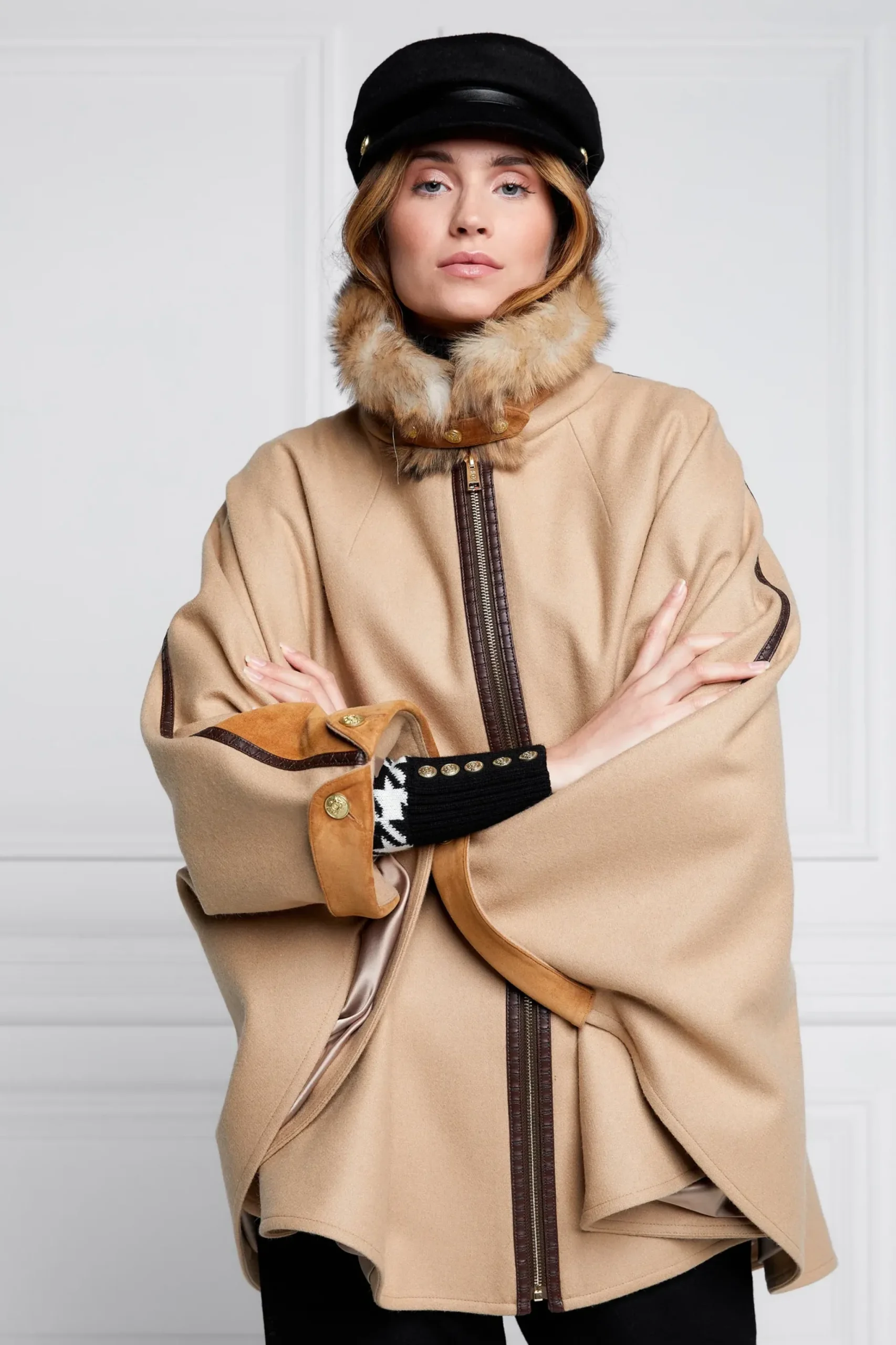 Holland Cooper Chiltern Cape Camel Online