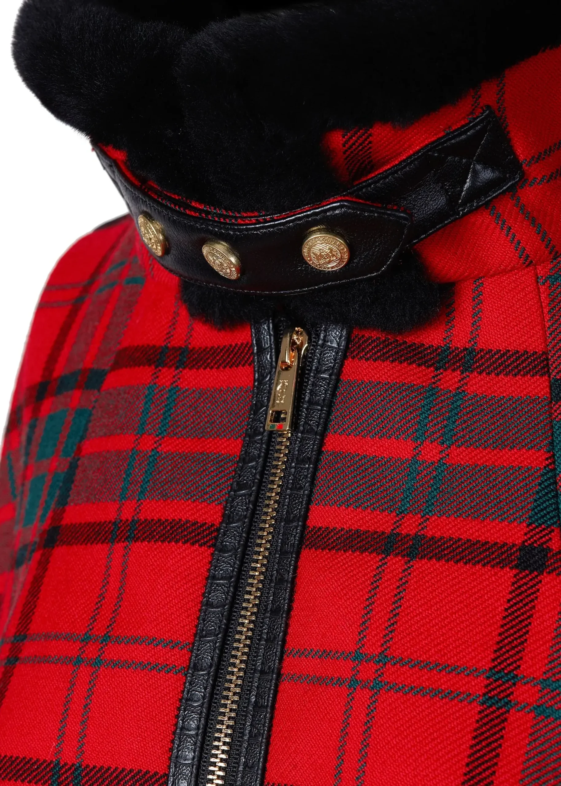 Holland Cooper Chiltern Cape Red Tartan Best