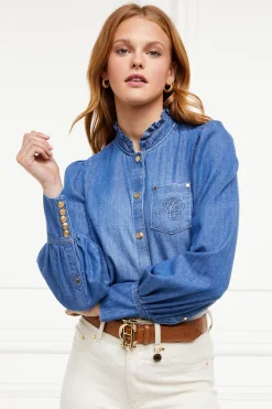 Holland Cooper Chloe Denim Shirt Hot