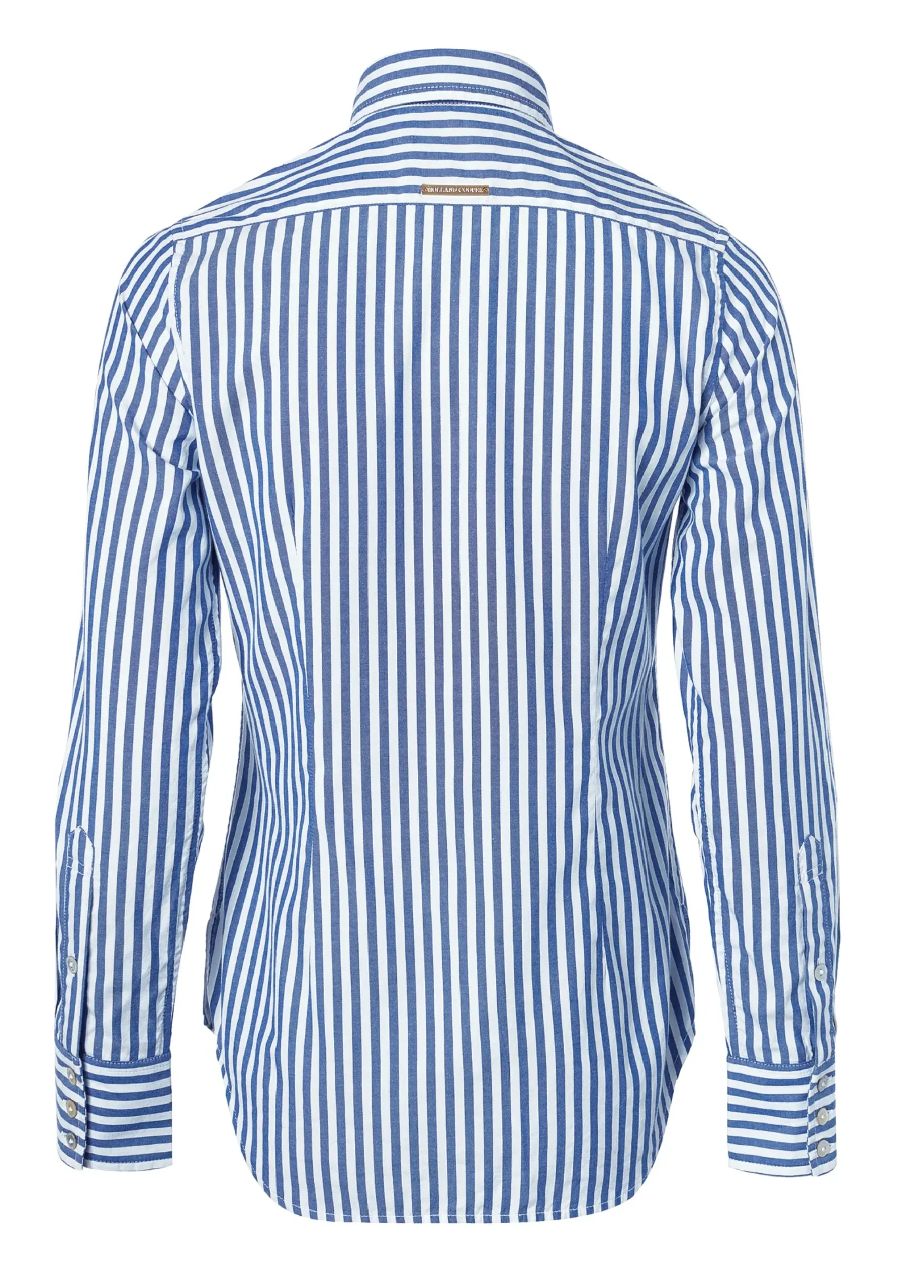 Holland Cooper Classic Button Down Shirt Navy Stripe