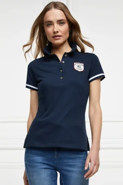 Holland Cooper Classic Polo Shirt Ink Navy Sale