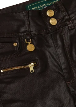 Holland Cooper Coated Jodhpur Jean Chocolate Online