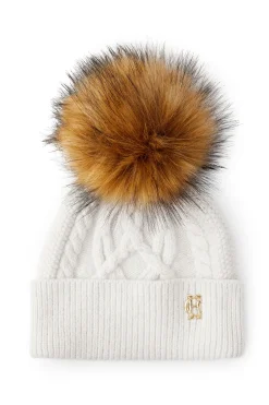 Holland Cooper Cortina Bobble Hat Oatmeal Best