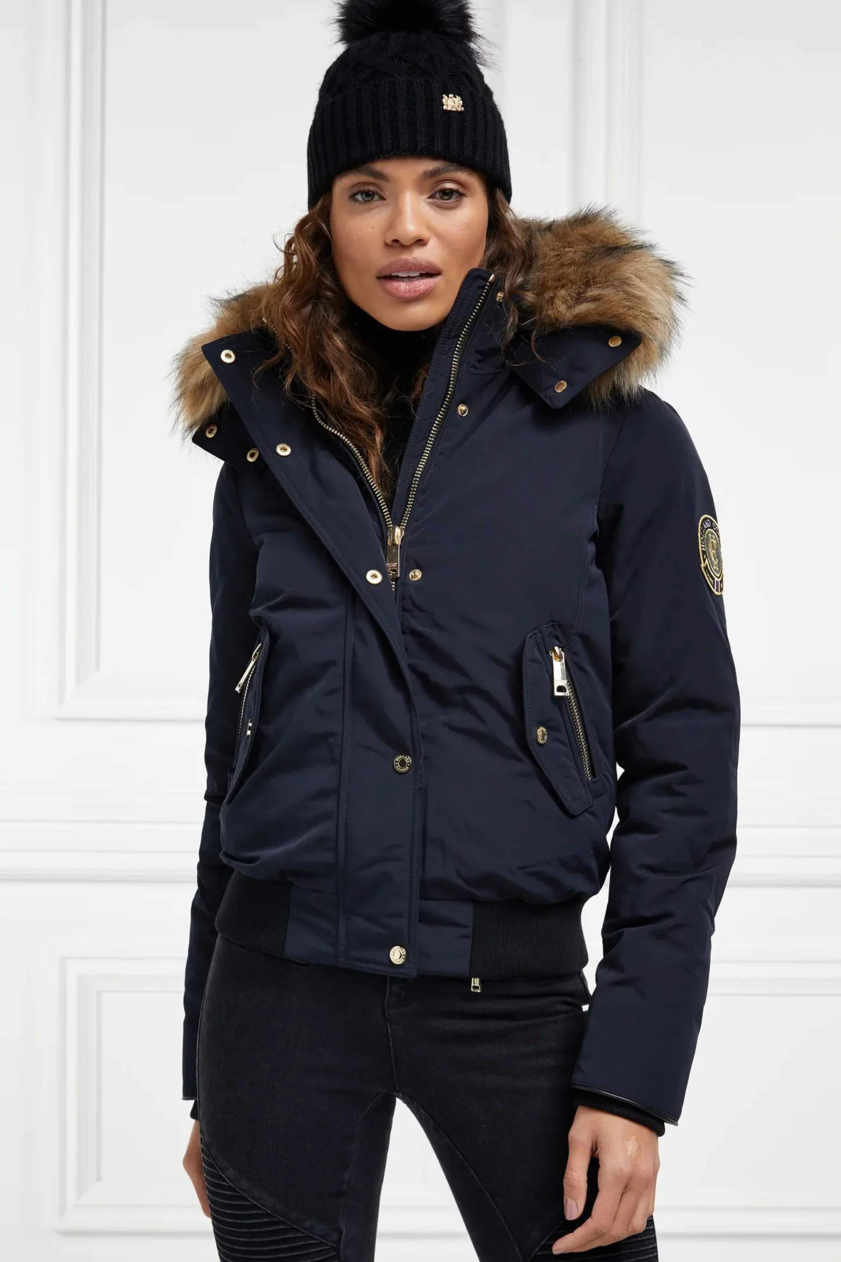 Holland Cooper Cortina Bomber Ink Navy Hot