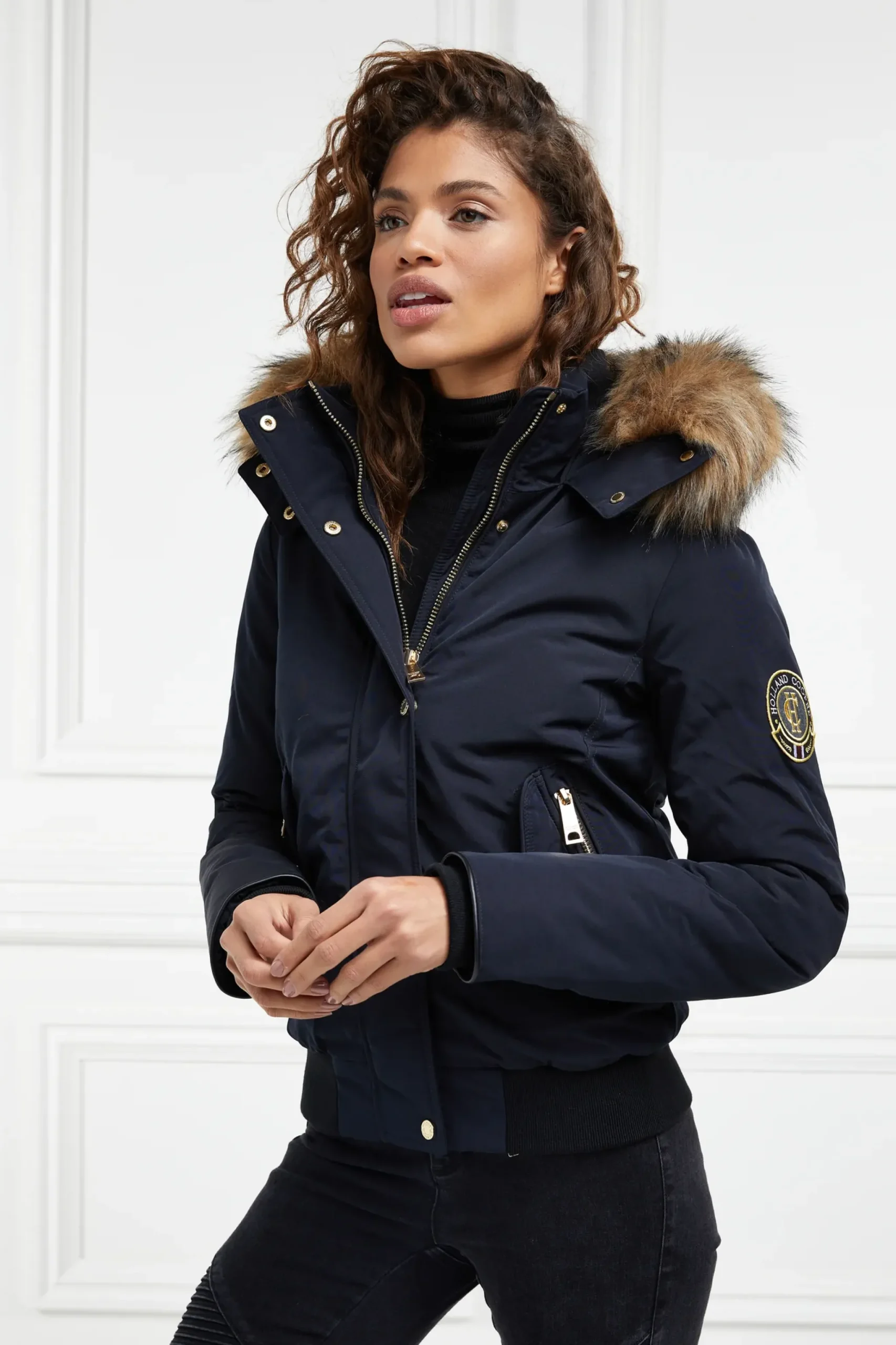 Holland Cooper Cortina Bomber Ink Navy Hot