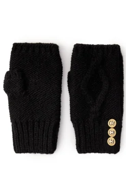 Holland Cooper Cortina Fingerless Gloves Black Online