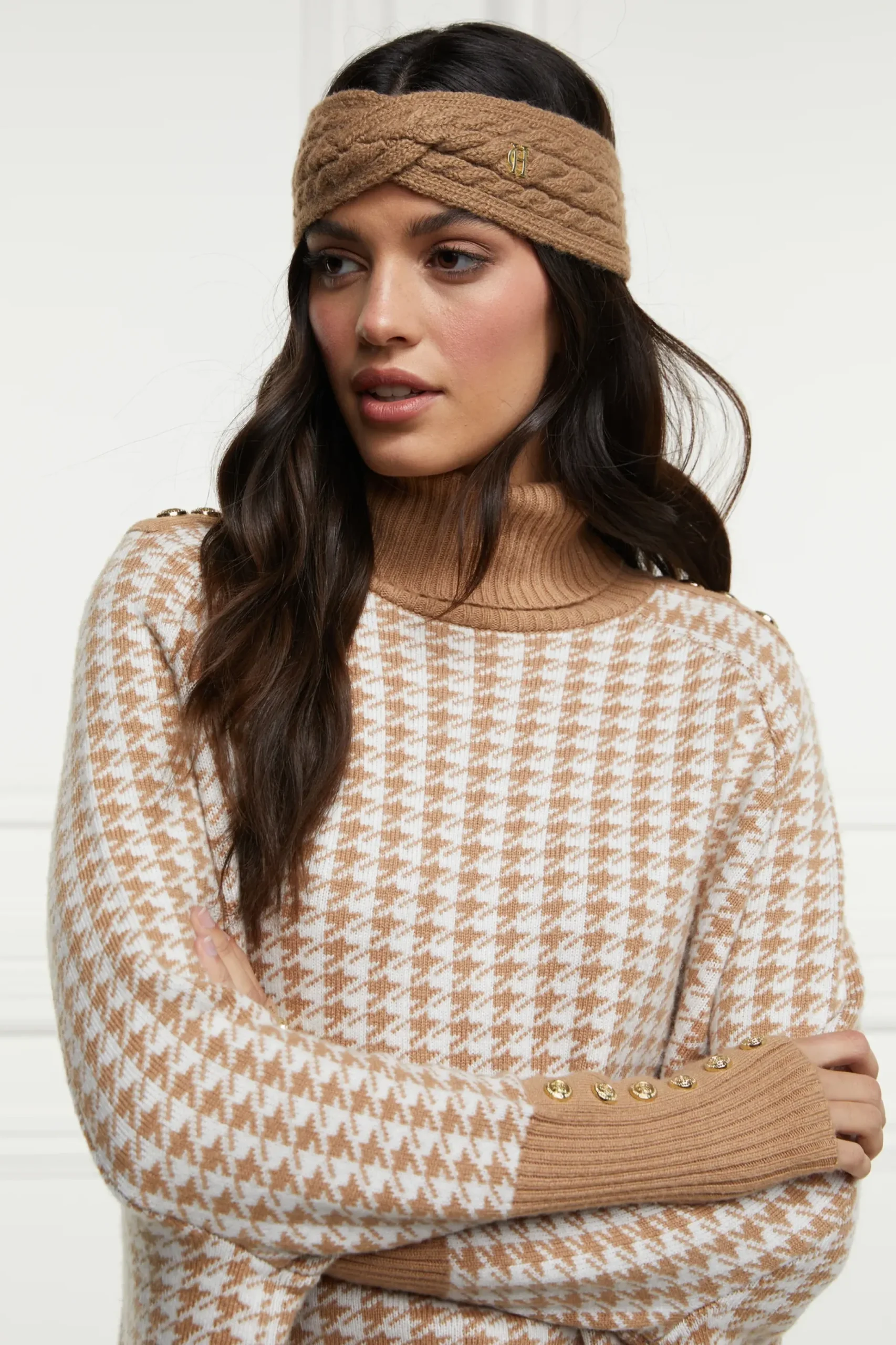 Holland Cooper Cortina Headband Caramel