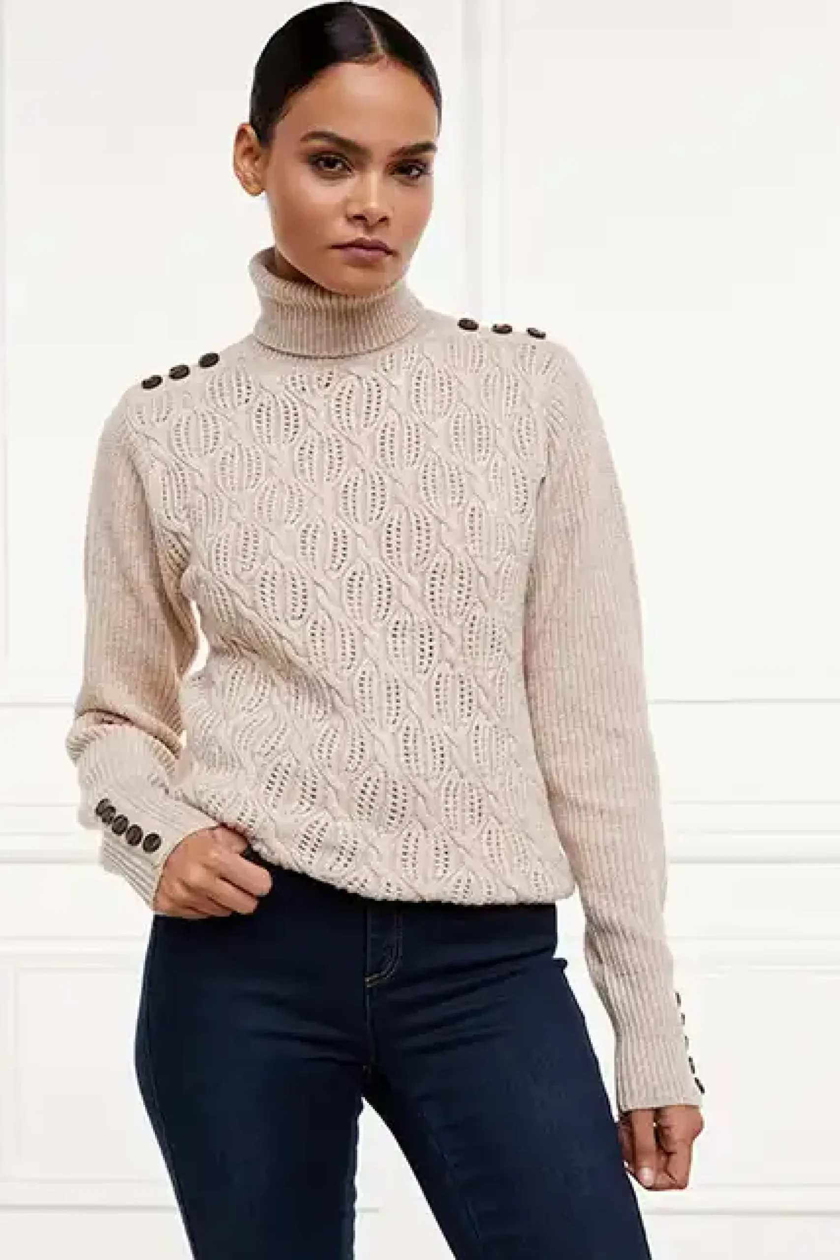 Holland Cooper Cotswold Roll Neck Knit Sale