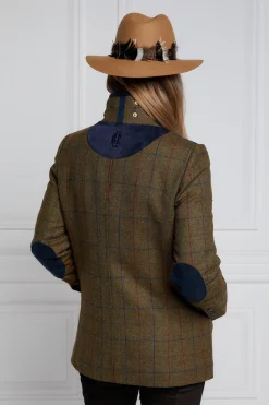Holland Cooper Country Classic Jacket Glen Green Outlet