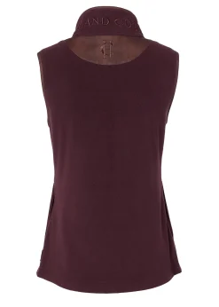 Holland Cooper Country Fleece Gilet Mulberry Online