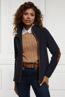Holland Cooper Country Fleece Jacket Ink Navy Outlet