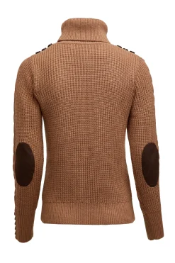 Holland Cooper Country Roll Neck Knit Caramel New