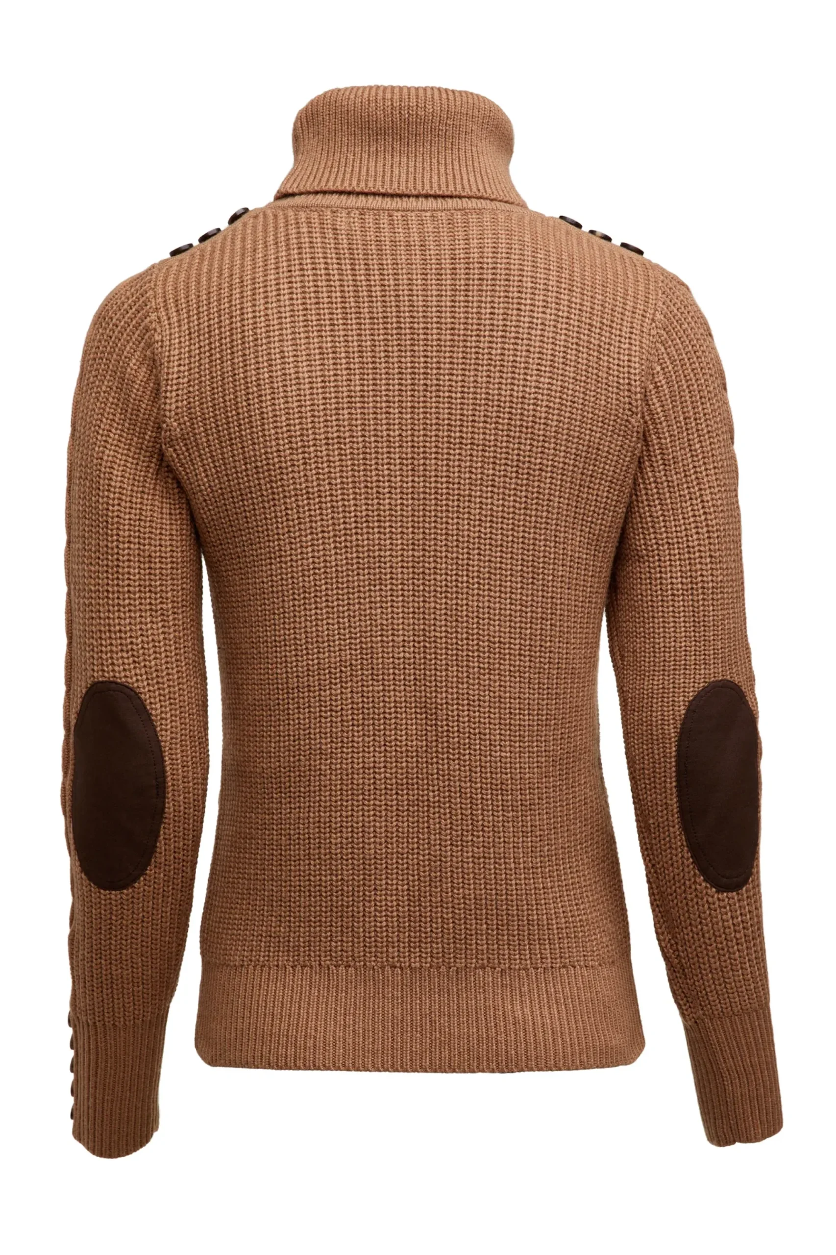 Holland Cooper Country Roll Neck Knit Caramel New