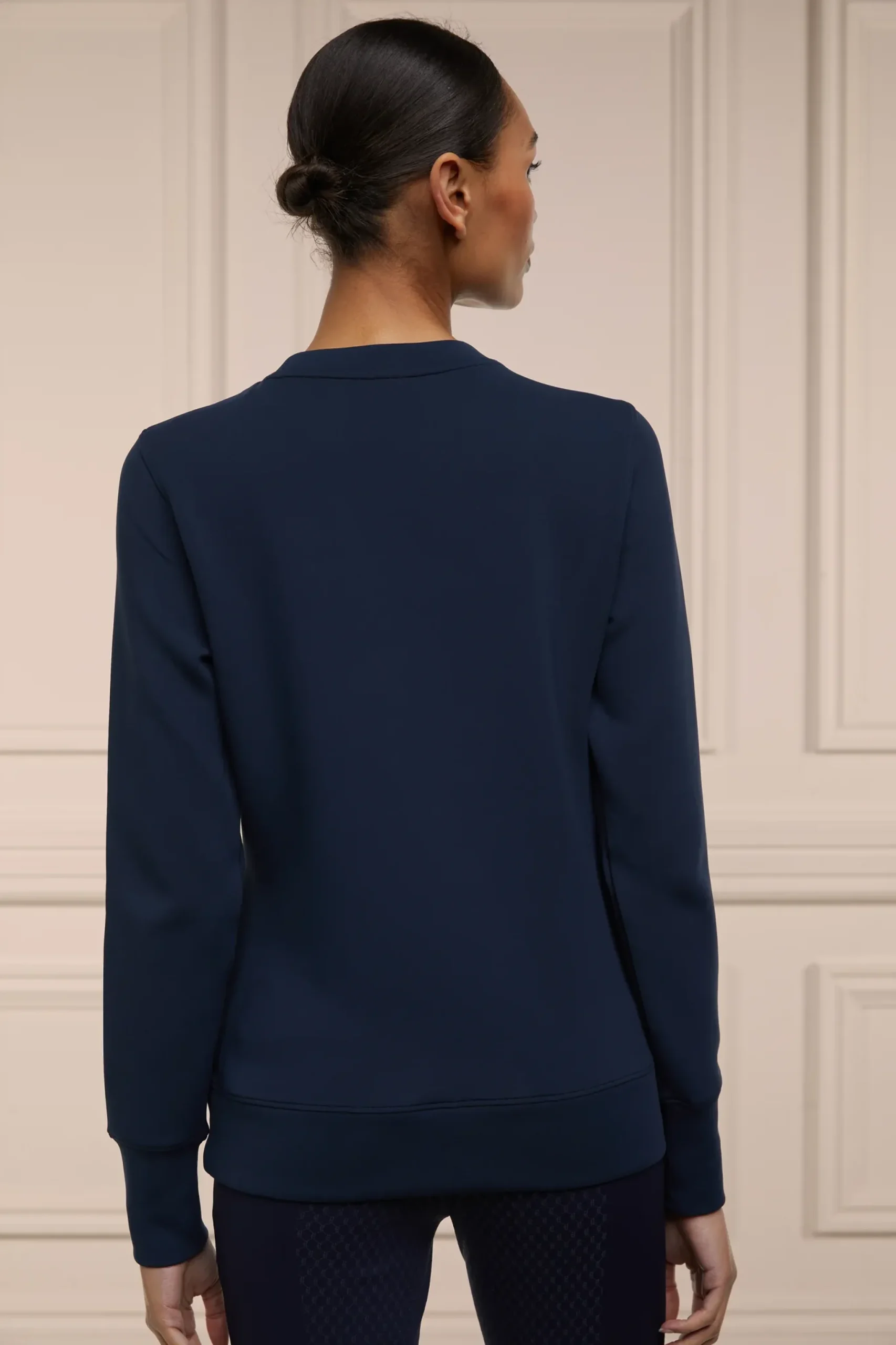 Holland Cooper Crystal Crew Neck Sweat Ink Navy Sale