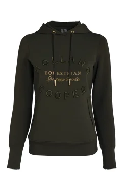 Holland Cooper Crystal Hoodie Heritage Khaki Outlet
