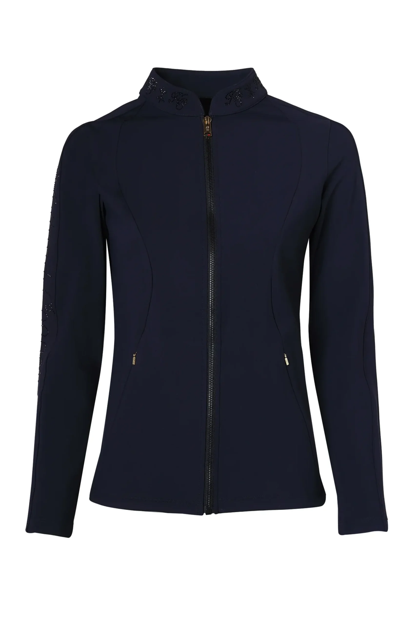 Holland Cooper Crystal Zip Sweat New