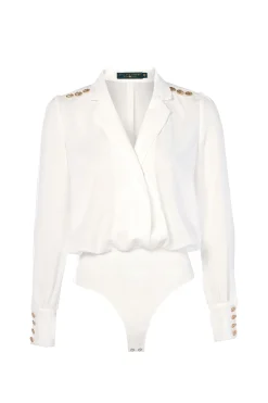 Holland Cooper Cupro Shirt Bodysuit