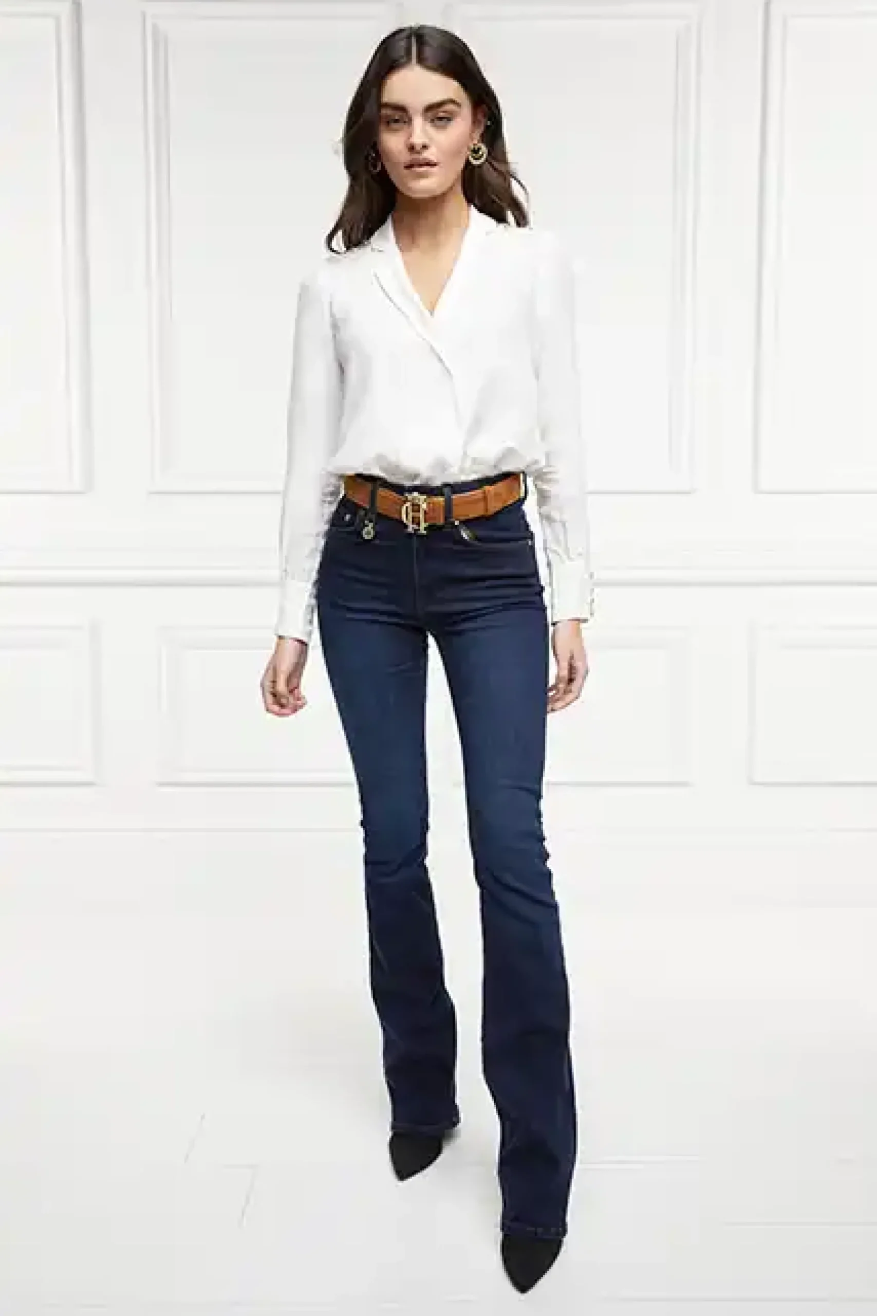 Holland Cooper Cupro Shirt Bodysuit