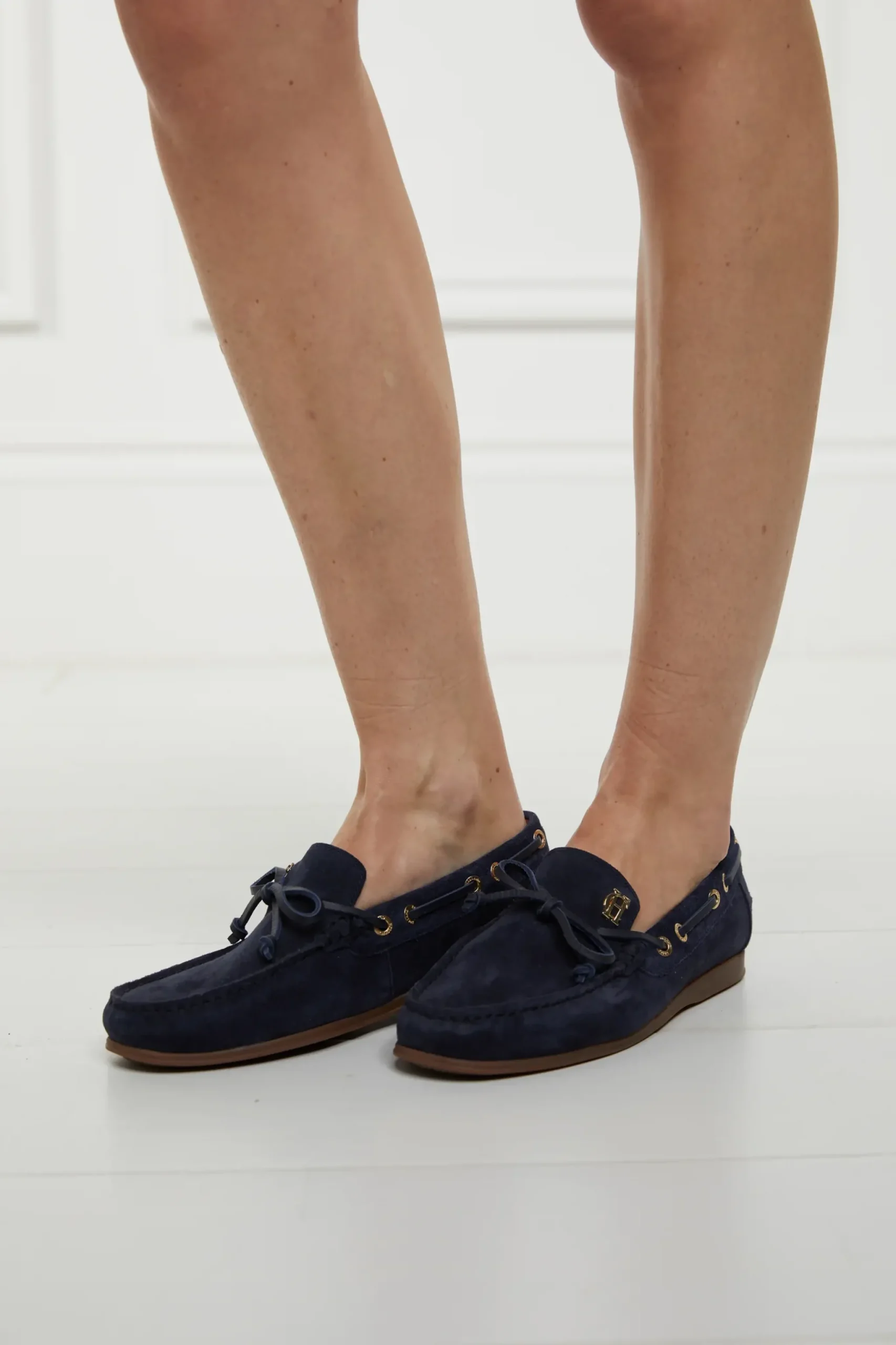 Holland Cooper Deck Shoe Ink Navy Hot