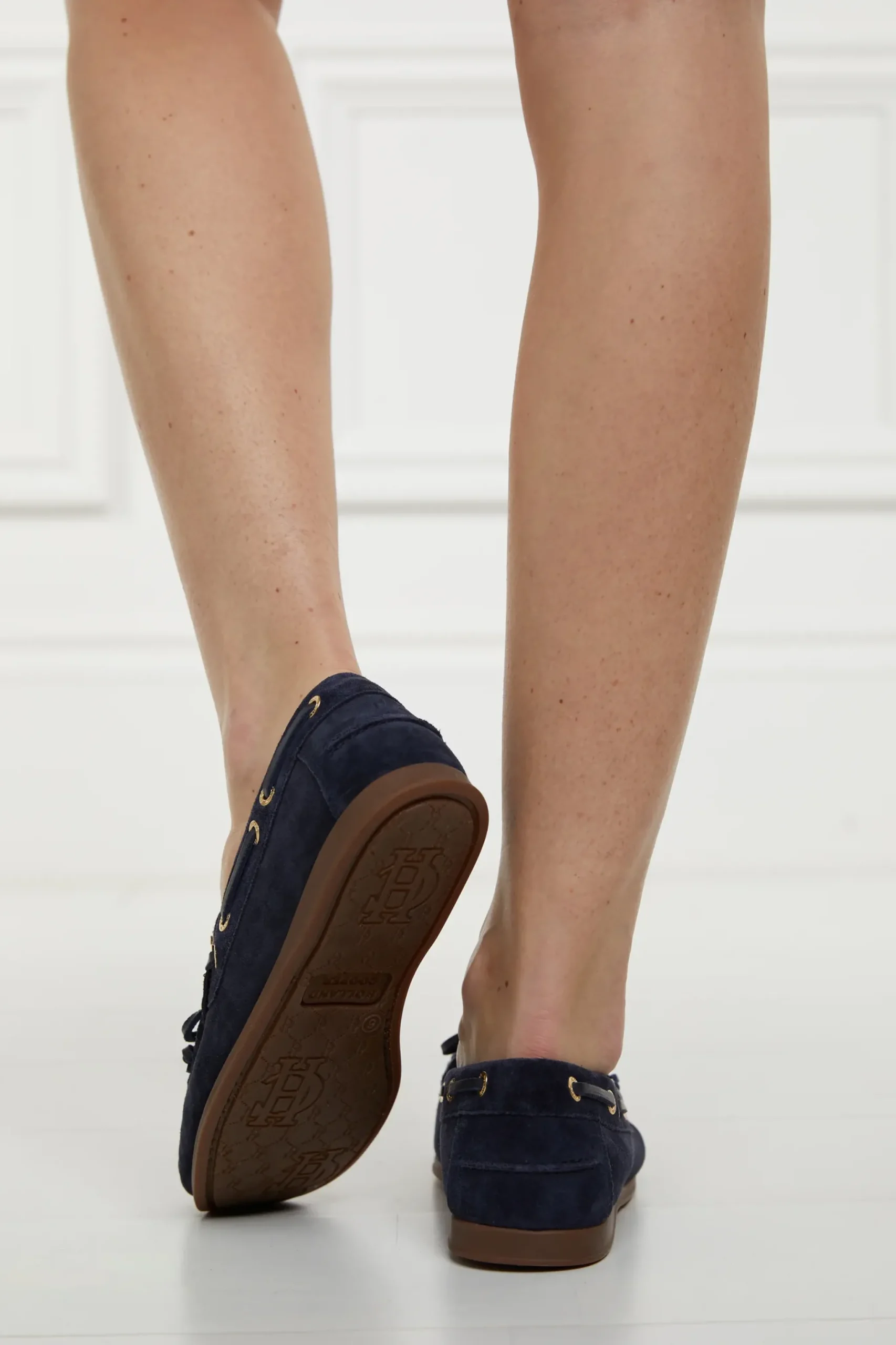 Holland Cooper Deck Shoe Ink Navy Hot