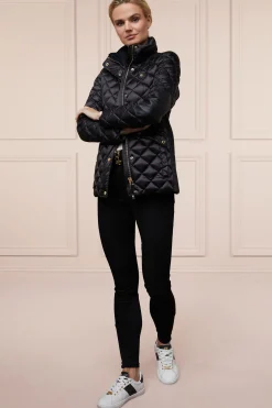 Holland Cooper Denim Thermal Full Grip Breeches Black