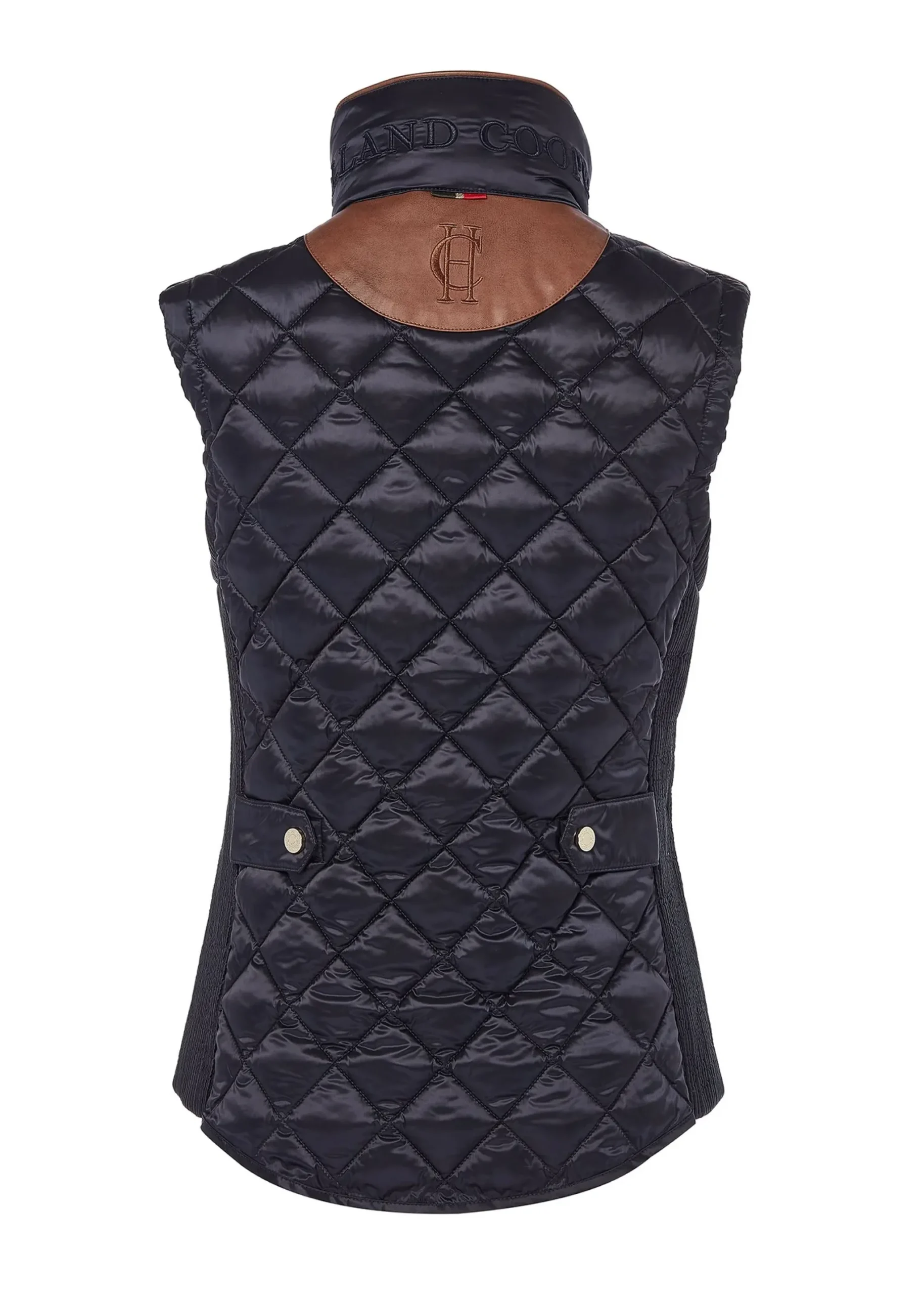 Holland Cooper Diamond Quilt Classic Gilet Ink Navy