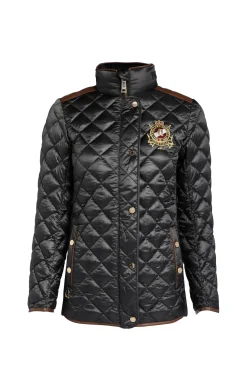 Holland Cooper Diamond Quilt Classic Jacket Khaki Outlet