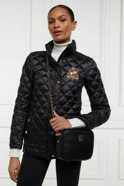 Holland Cooper Diamond Quilt Classic Jacket Black Hot