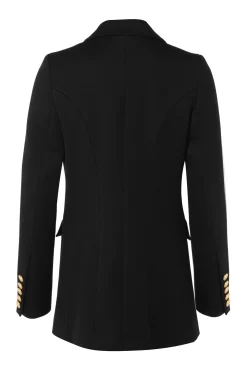 Holland Cooper Double Breasted Blazer Black Twill