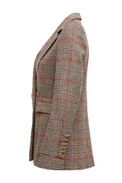 Holland Cooper Double Breasted Blazer Orange Windsor Discount