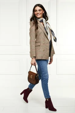 Holland Cooper Double Breasted Blazer Charlton Tweed Best